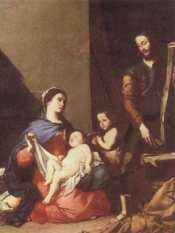 Jusepe de Ribera The Holy family France oil painting art